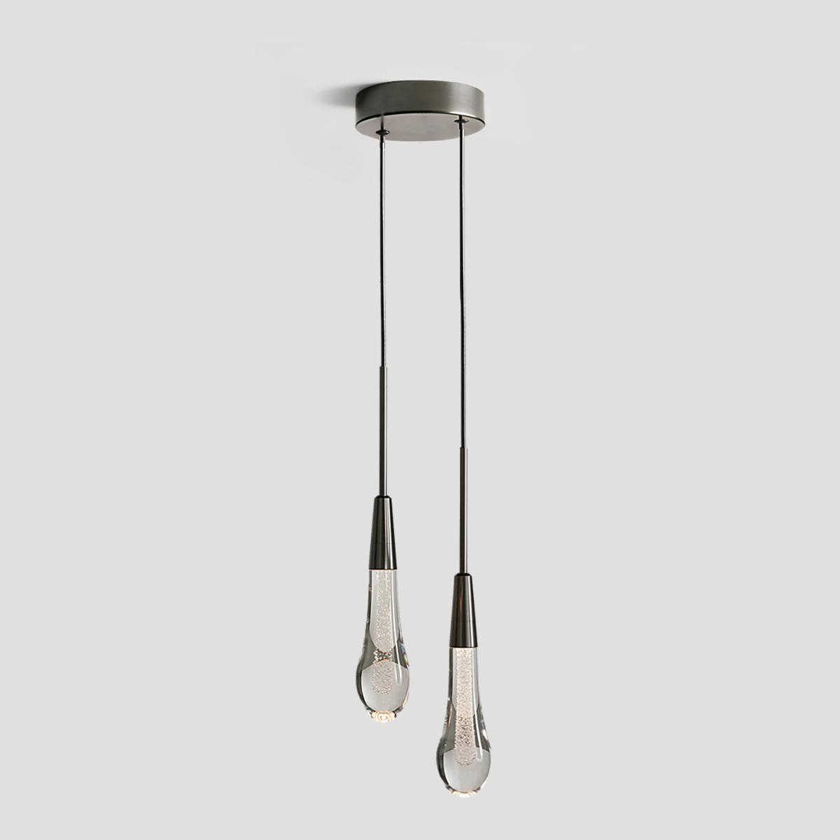 Soltaire Crystal Pendant 1 light 2 lights - Richardrider