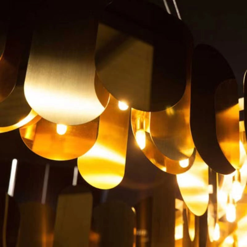 Modern Minimalist Fashion Round Metal Chandelier for Living Room/ Bedroom /Dining Room