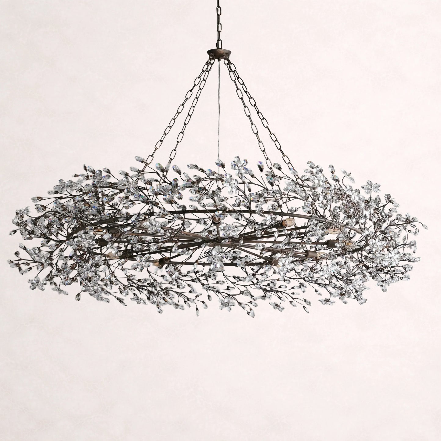 Fiore Crown Chandelier 32"