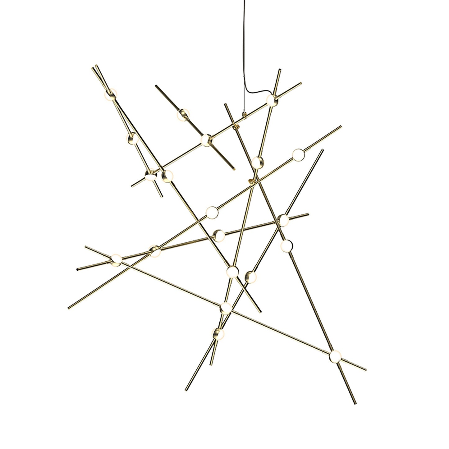 Verelune Aquila Major Chandelier Acrylic & Metal 37.25"W x 37.25"D