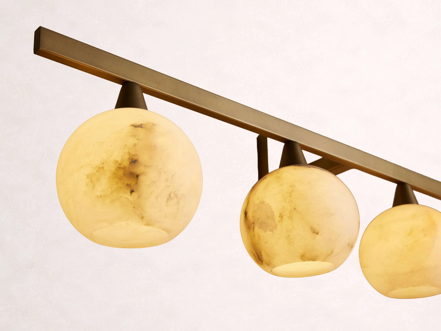 Arica Alabaster 4-Light Sconce