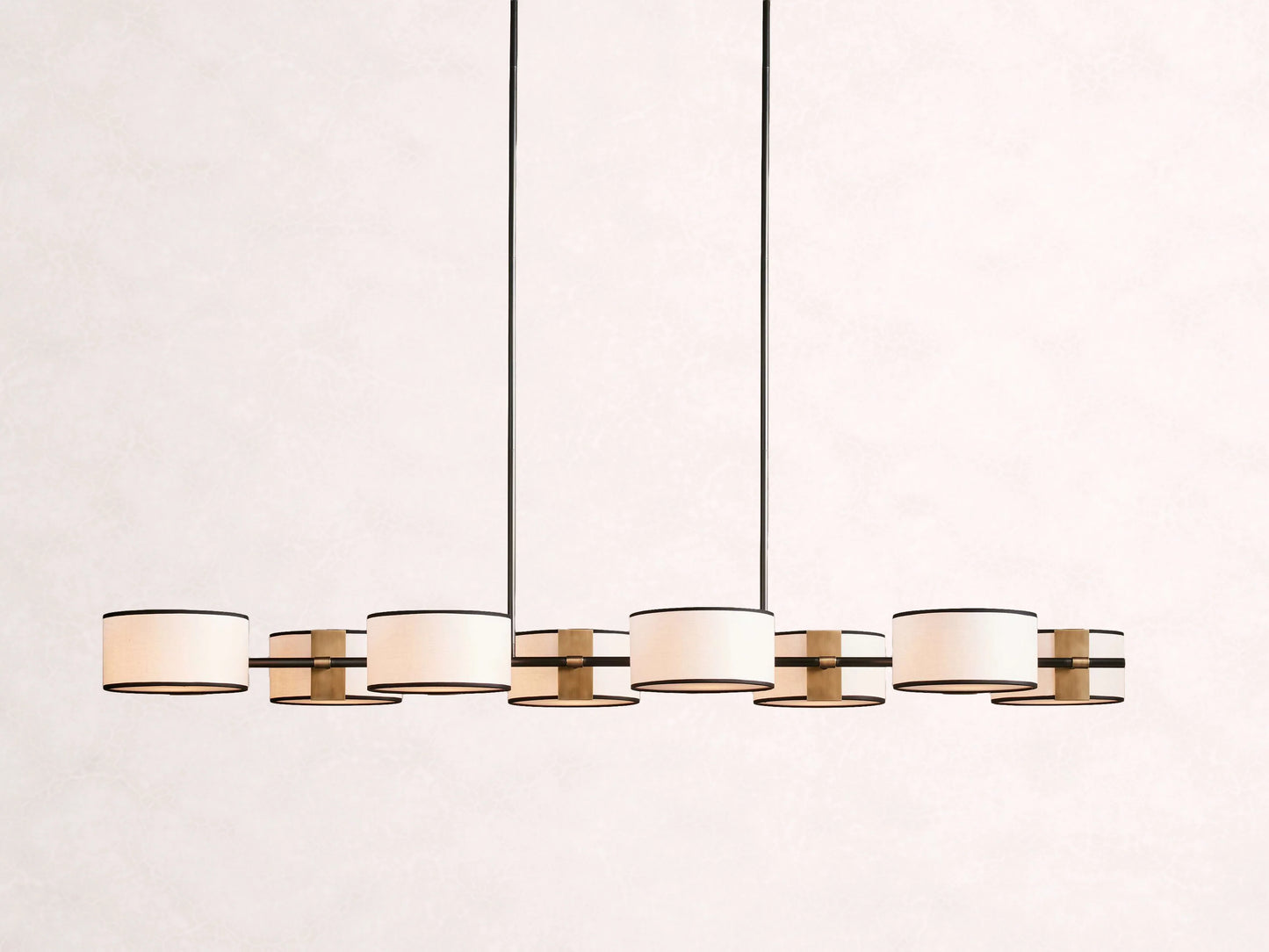 Daphne Fabric Linear Chandelier