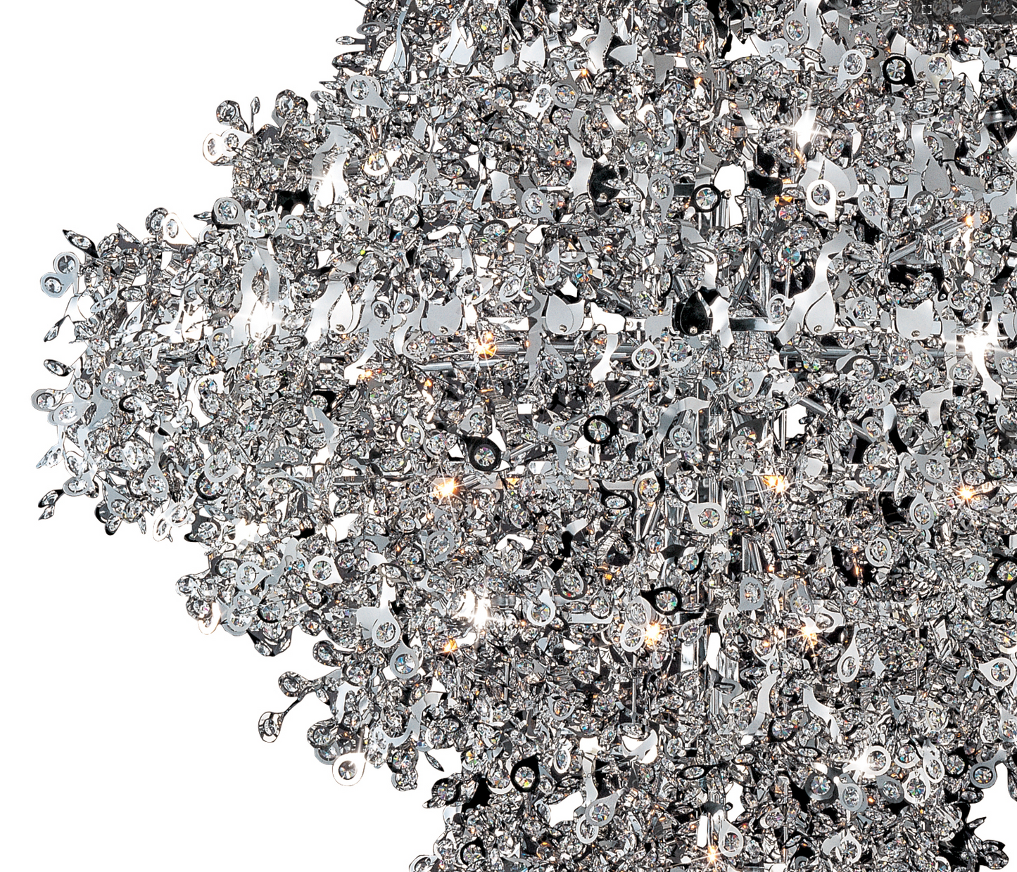 Modern 10/13/21-Light Gyroscopic Chrome Pendant Light Fixtures for Dining Room/Living Room