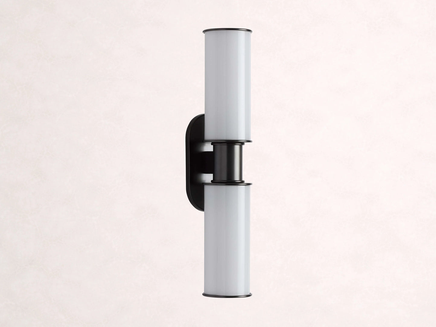 Harlin 2-Light Bronze Wall Sconce in Milk