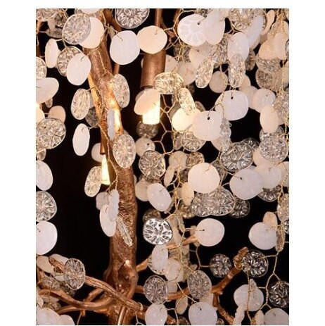 Arabella Blossom: Stairwell Lighting Chandelier - Long Drop Stairwell Pendant Lights - Foyer Staircase Chandelier