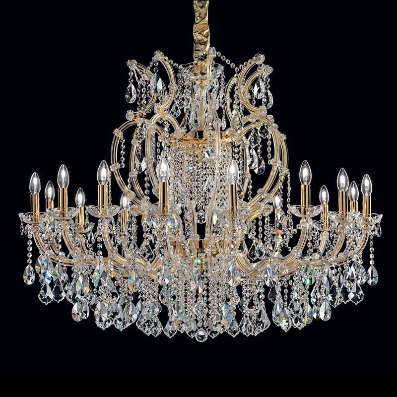 16 lights luxury maria theresa chandelier