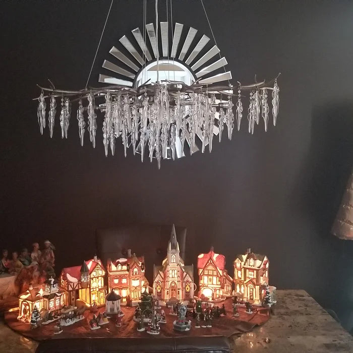 Luxury Crystal Geometric Branch Chandelier - Richardrider
