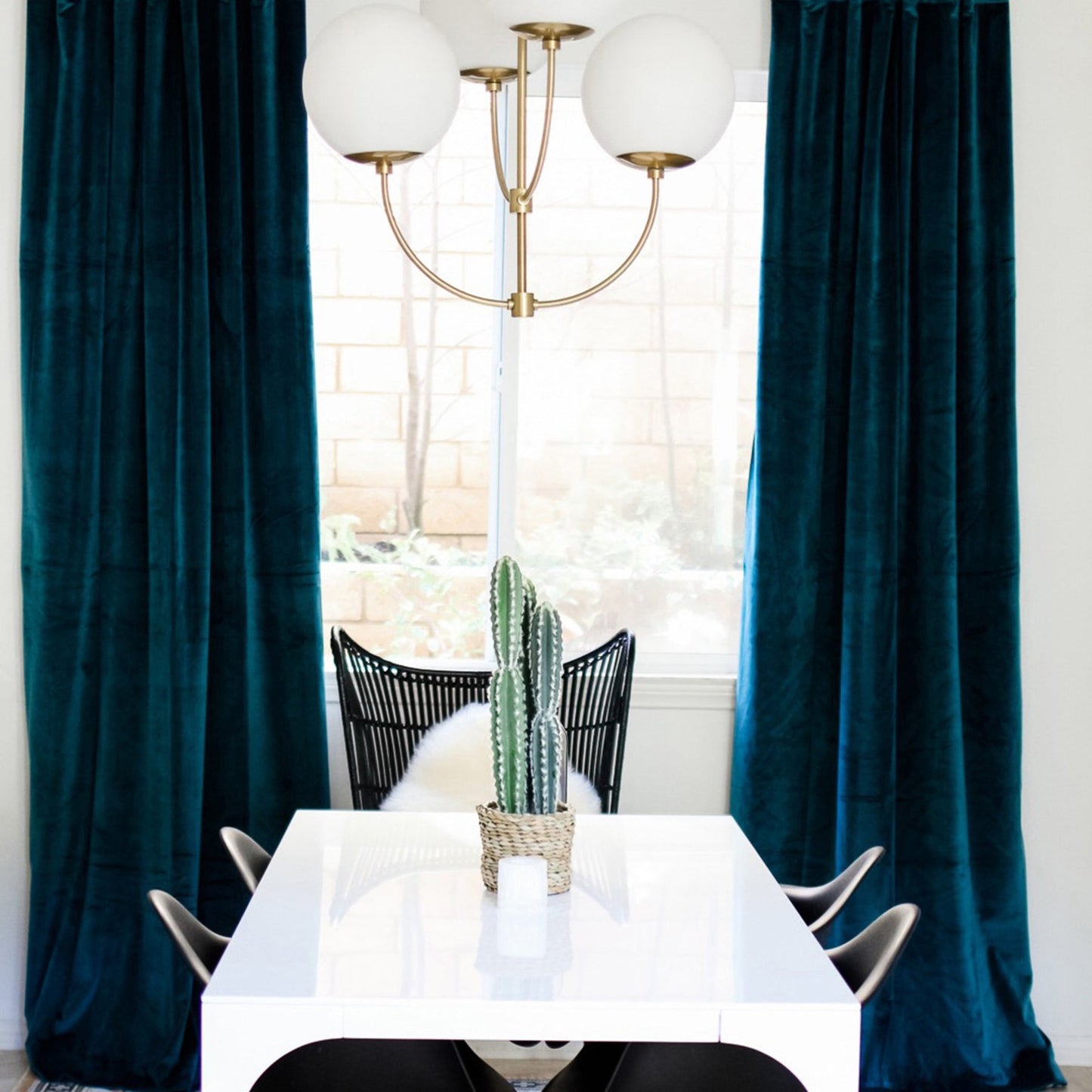 Yorurix Chandelier Metal & Glass 29.75"W x 29.75"D