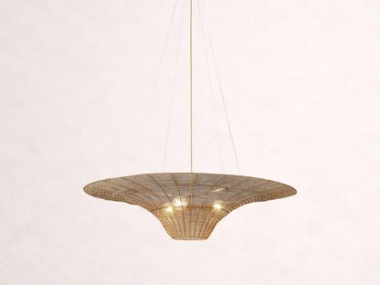 Mirza Caping Chandelier 48''D