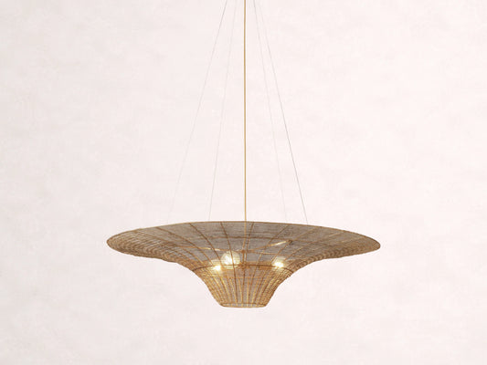 Mirza Caping Chandelier 48''D