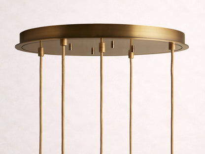 Matthie Metal Round Chandelier 15''D