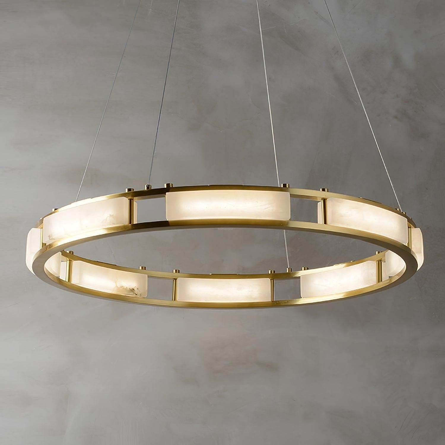 Qatar Alabaster Round Chandelier - Richardrider
