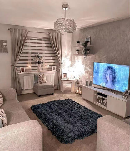 Round Crystal Ring Chandelier in Silver/Gold Finish for Lowg-ceiling
