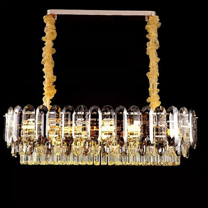 Luxury Smoke Gray K9 Crystal Chandeliers for Dining Room/Living Room