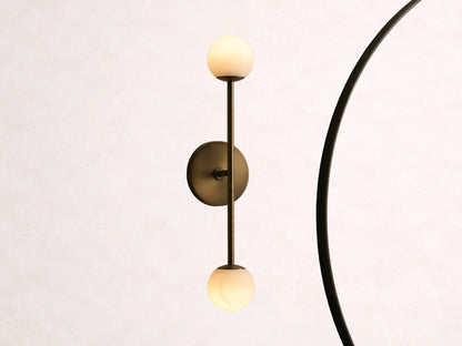 Girouette Alabaster Double Sconce