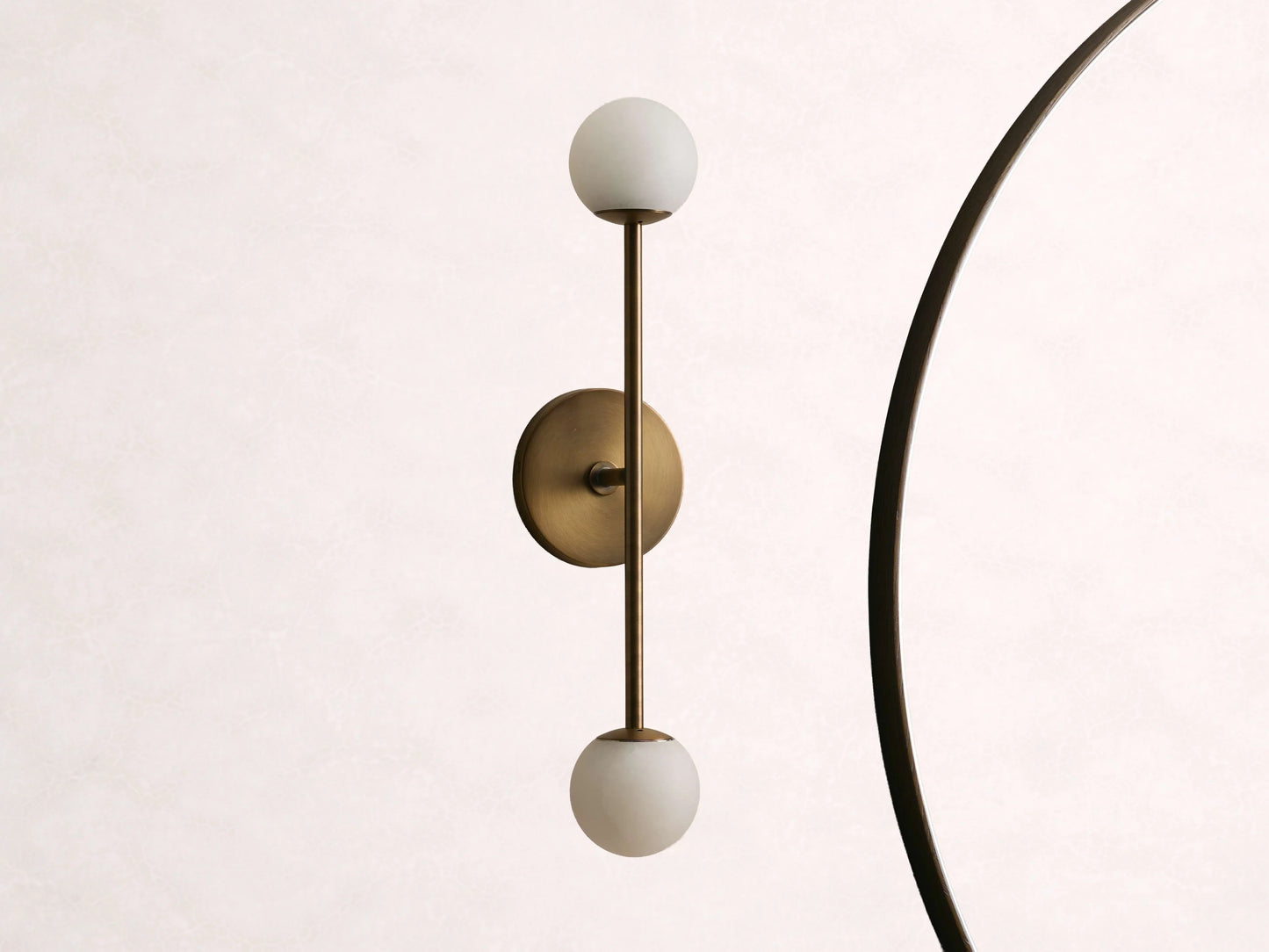 Girouette Alabaster Double Sconce