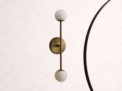 Girouette Alabaster Double Sconce