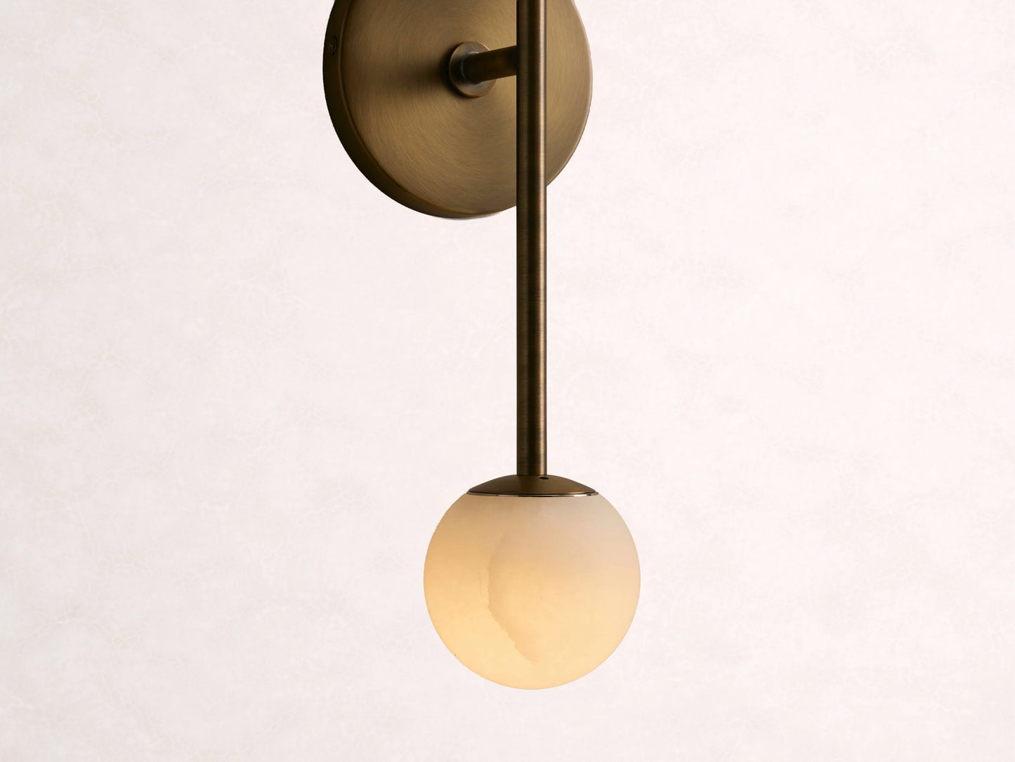 Girouette Alabaster Double Sconce