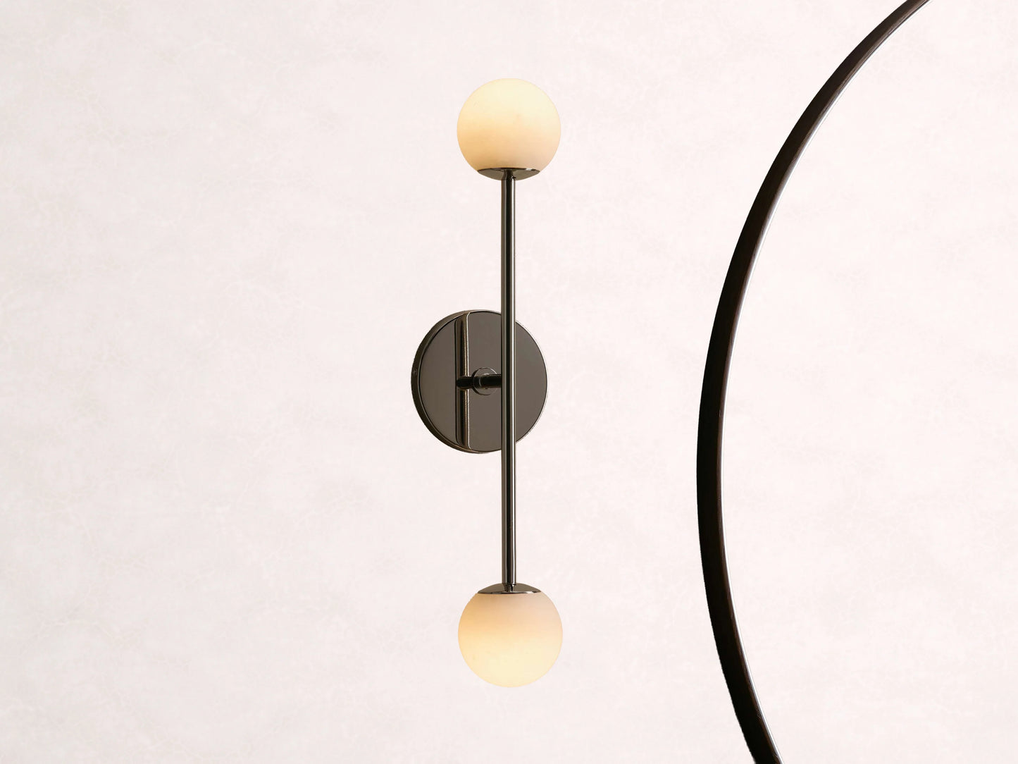 Girouette Alabaster Double Sconce