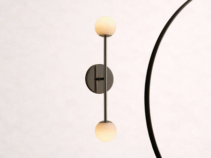 Girouette Alabaster Double Sconce