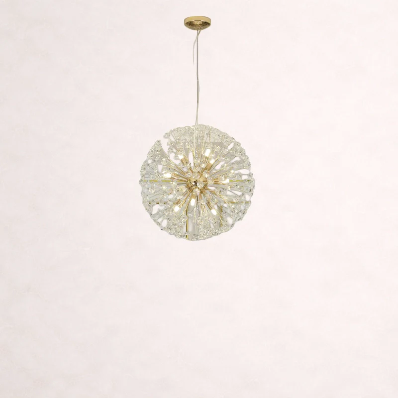 Dandelion Spherical Crystal Pendant Light