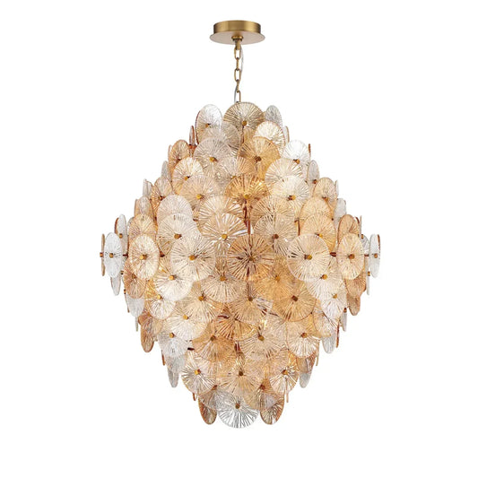 Suna Round Chandelier 27 Light 40"W - Richardrider