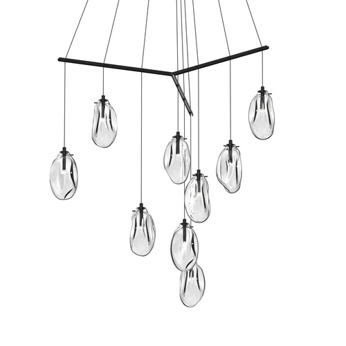 Fluid Bracket Pendant Chandelier 9-Light - Richardrider