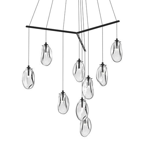 Fluid Bracket Pendant Chandelier 9-Light - Richardrider