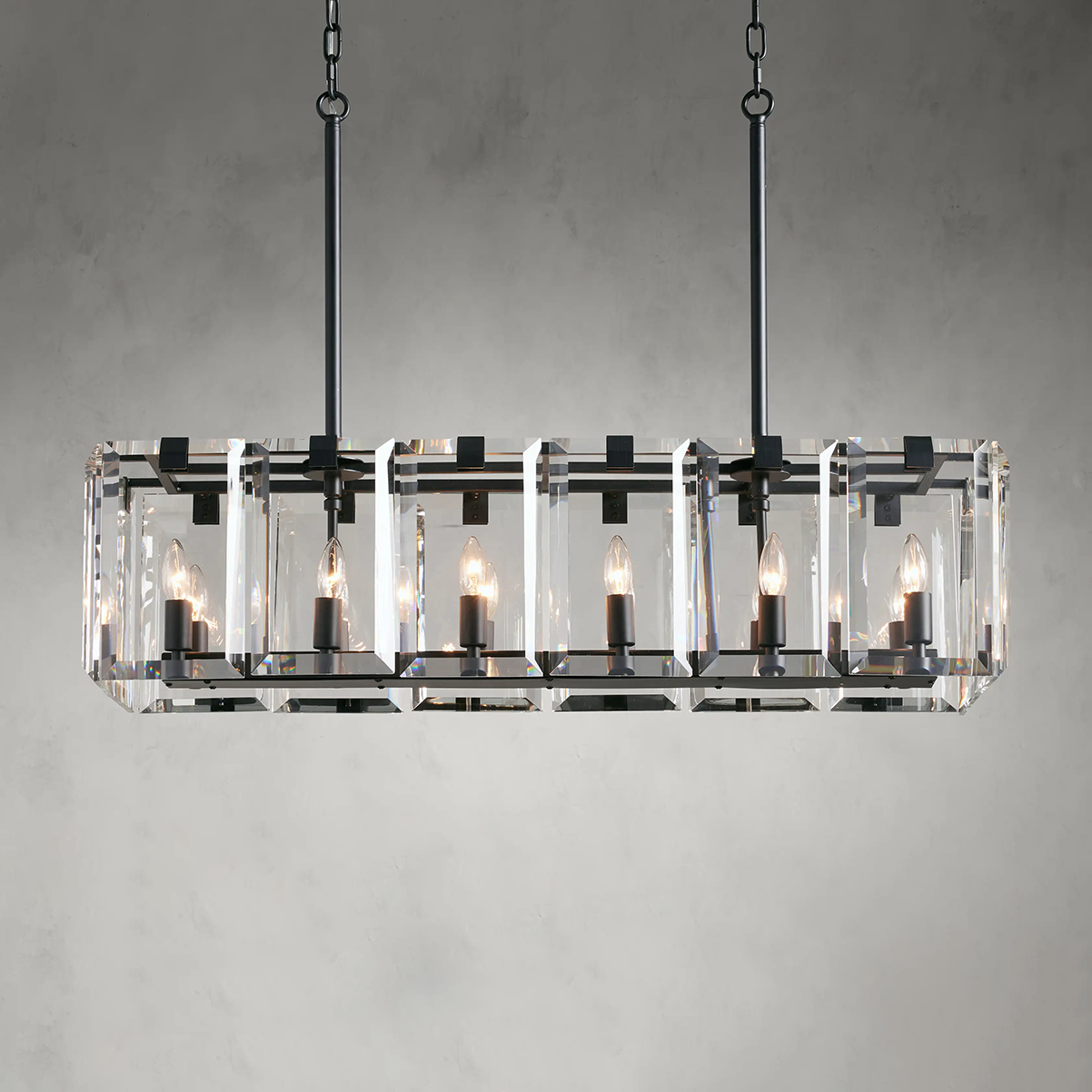 Amaya Rectangular Chandelier40''53''