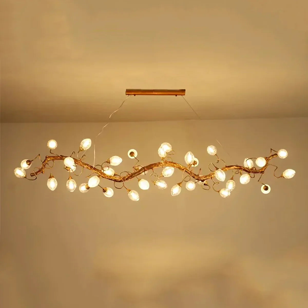 Art Clear Elegance Bubble Branch Linear Chandelier - Richardrider