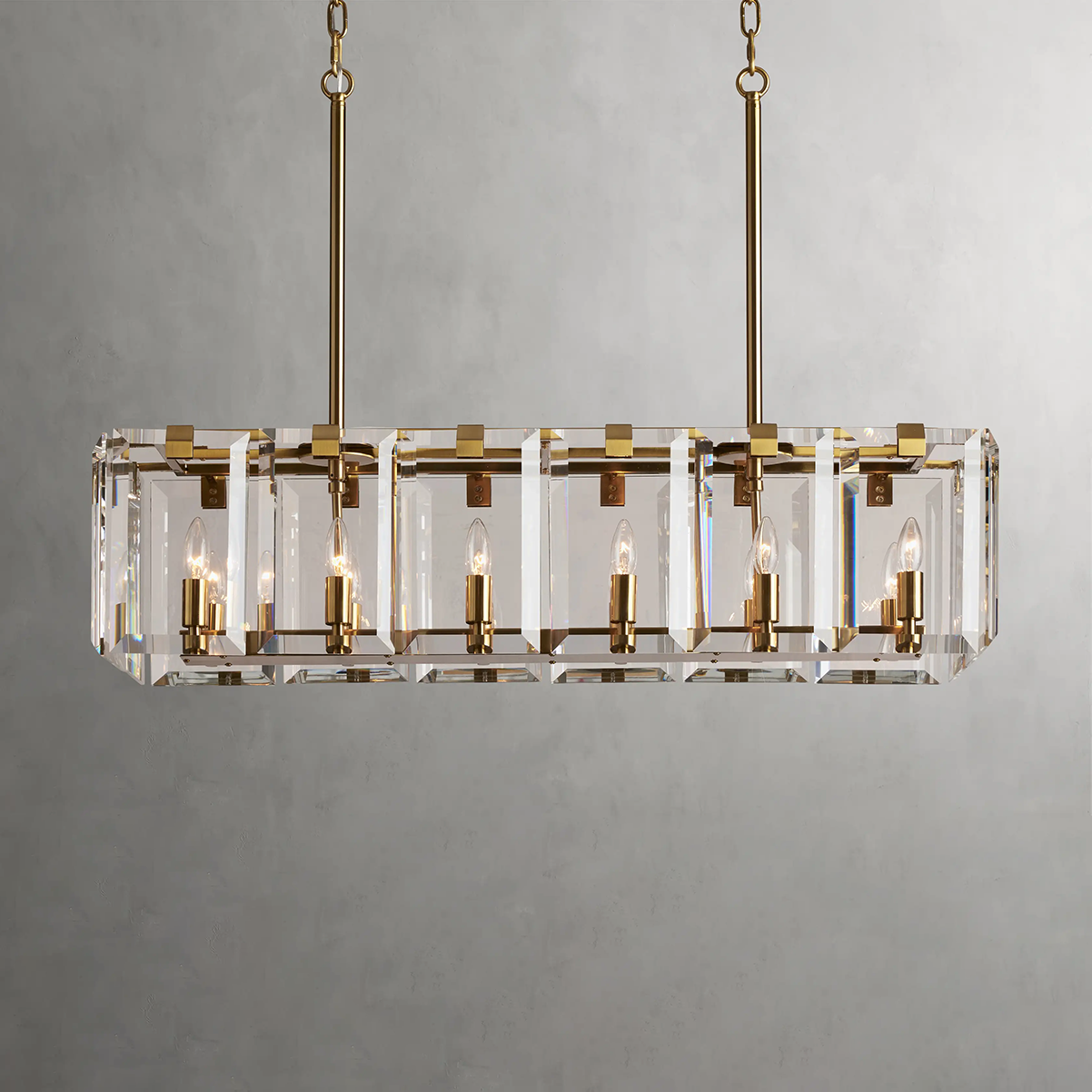 Amaya Rectangular Chandelier40''53''