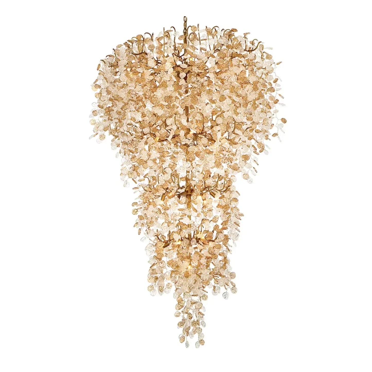 Lignia Branch Round Multi-tier Chandelier 33Light 47"W - Richardrider