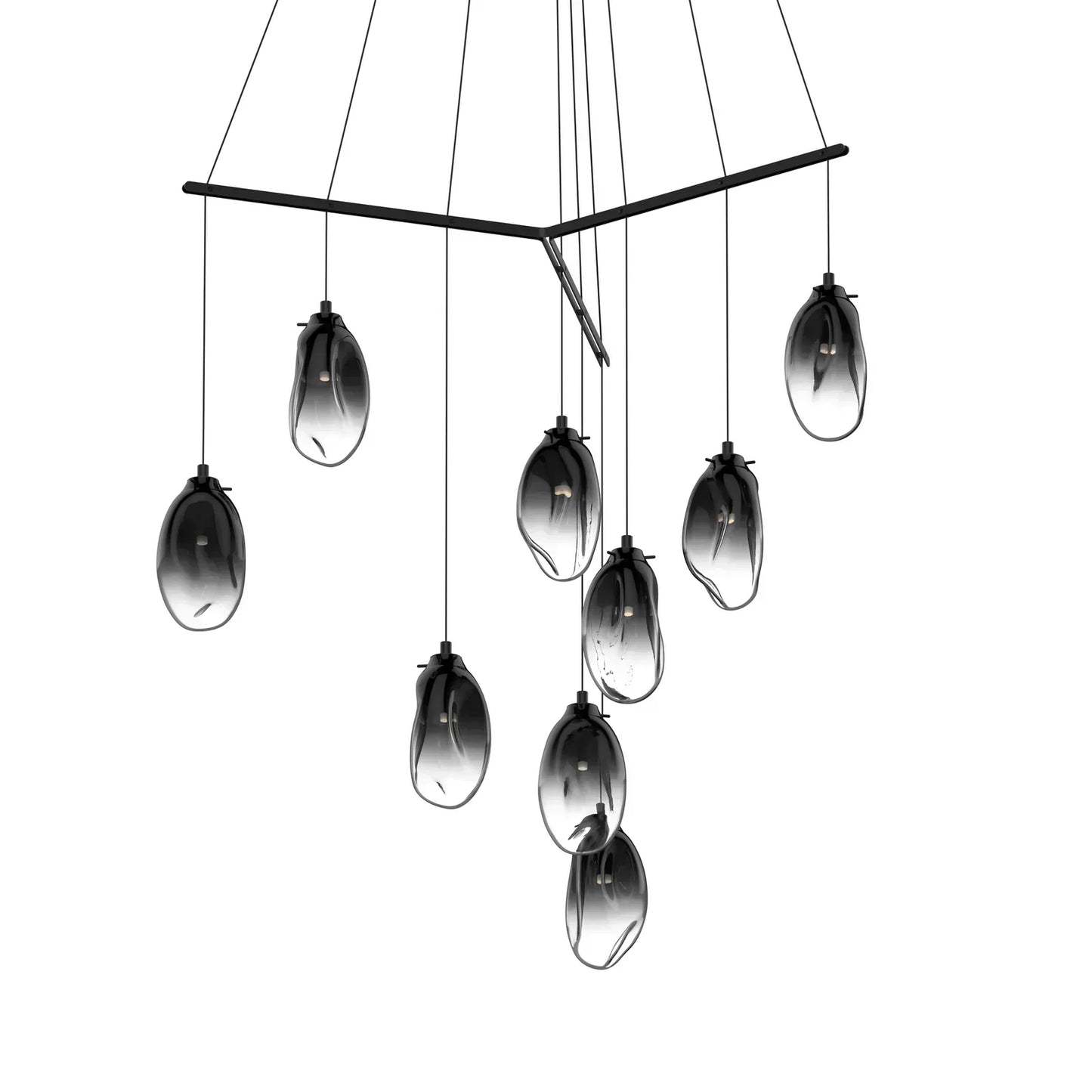 Fluid Bracket Pendant Chandelier 9-Light - Richardrider