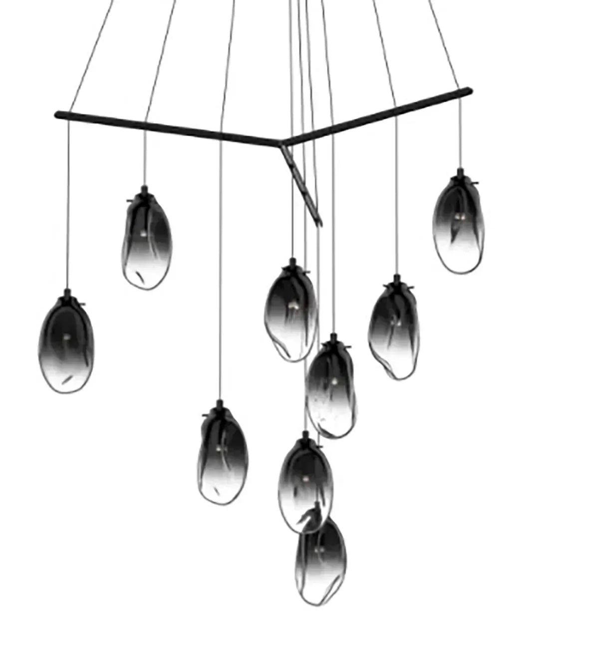 Fluid Bracket Pendant Chandelier 9-Light - Richardrider