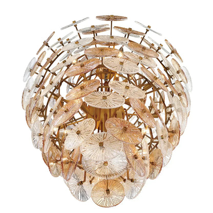 Suna Round Chandelier 27 Light 40"W - Richardrider