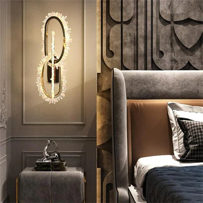 Cervine Wesley Rock Crystal Wall Sconce - Richardrider