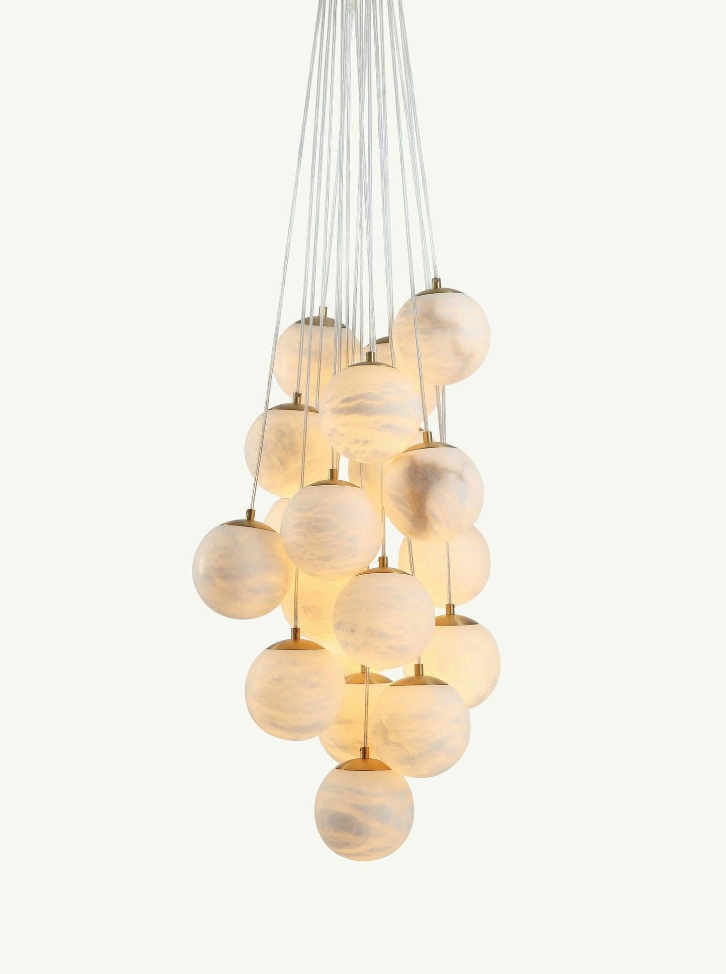 Aspen 19 Chandelier Alabaster - Richardrider