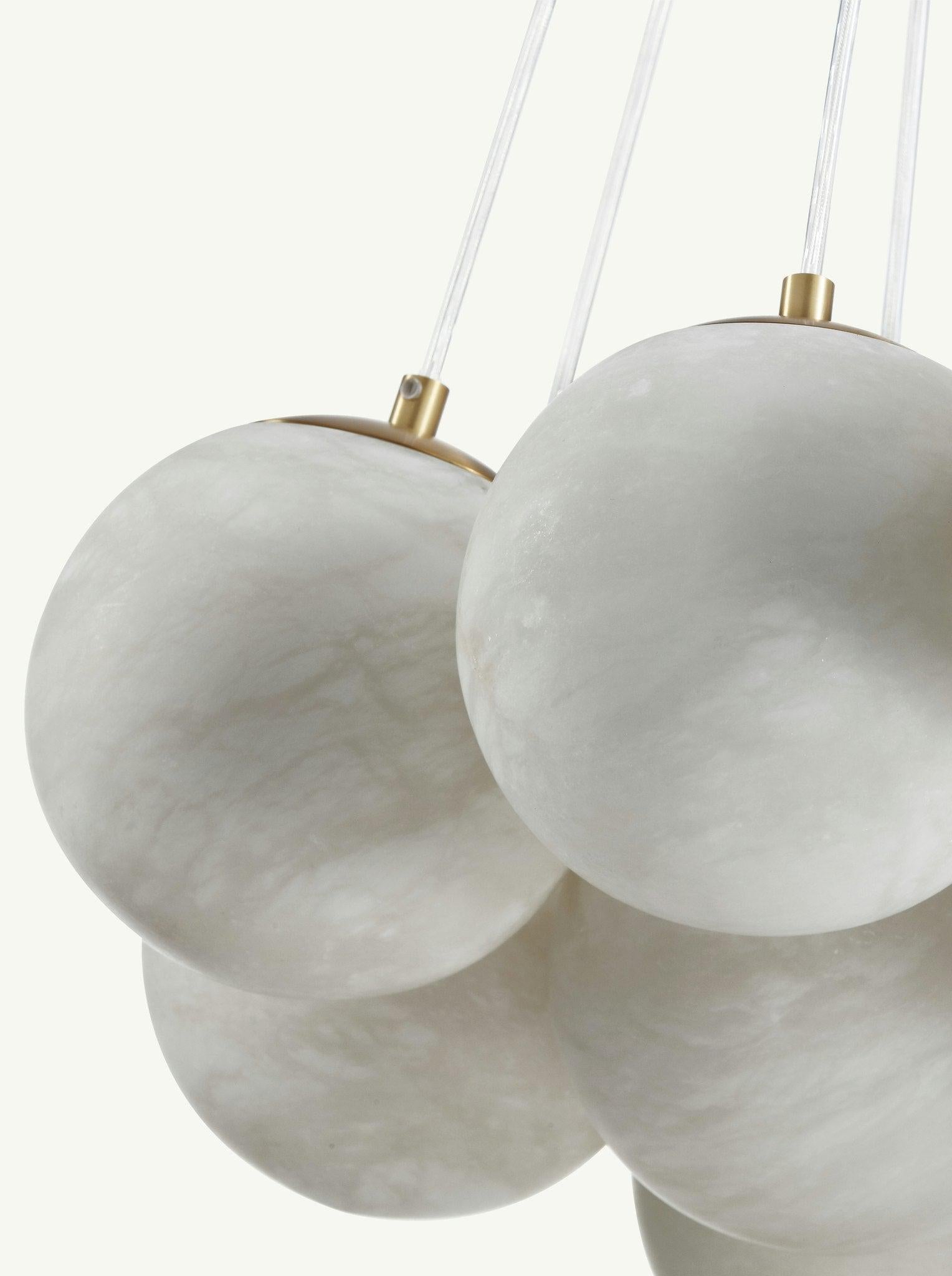 Aspen 19 Chandelier Alabaster - Richardrider