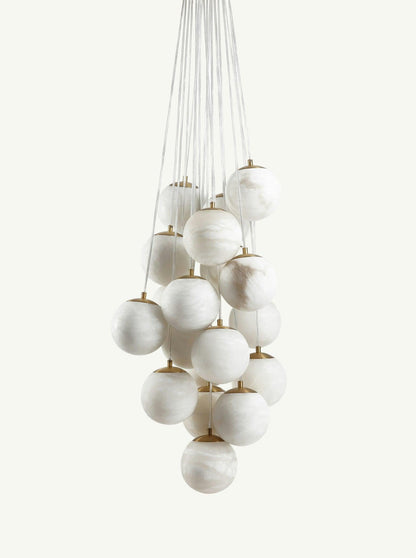 Aspen 19 Chandelier Alabaster - Richardrider