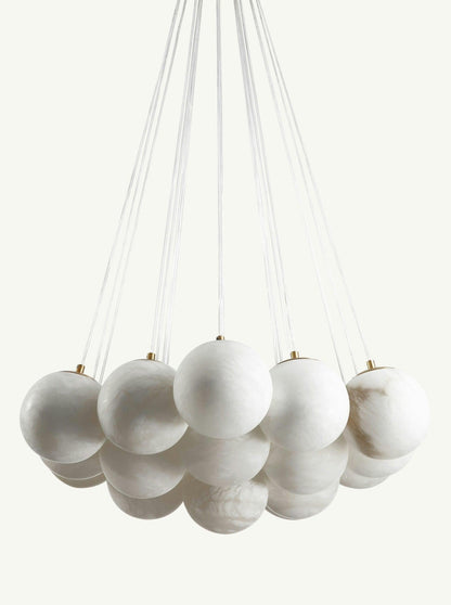Aspen 19 Chandelier Alabaster - Richardrider
