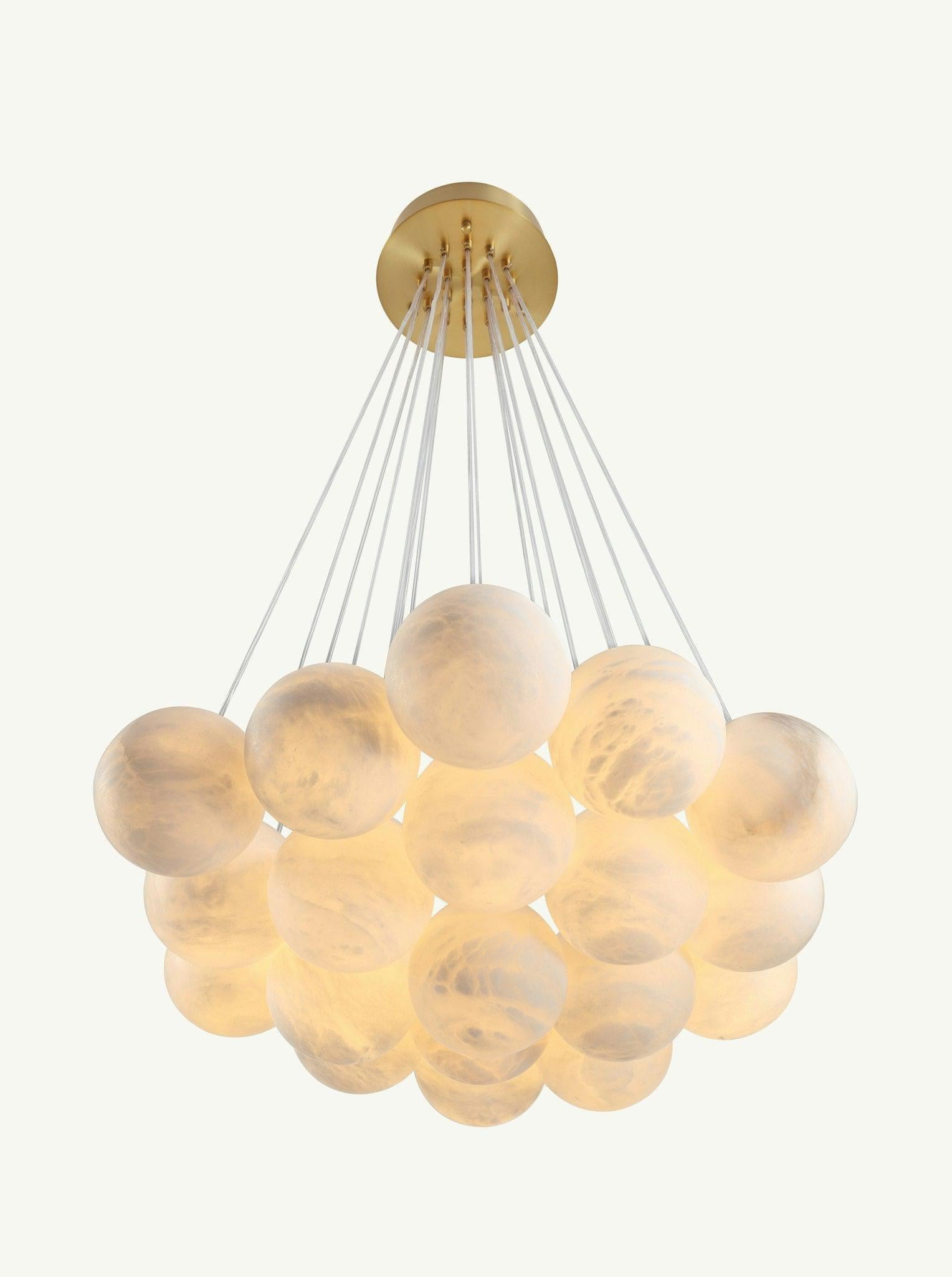 Aspen 19 Chandelier Alabaster - Richardrider