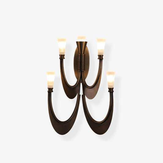 Metropolis Grand Alabaster Sconce