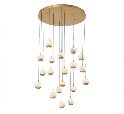 Baveno 30 Light Round LED Chandelier - Richardrider