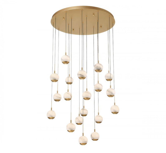 Baveno 30 Light Round LED Chandelier - Richardrider