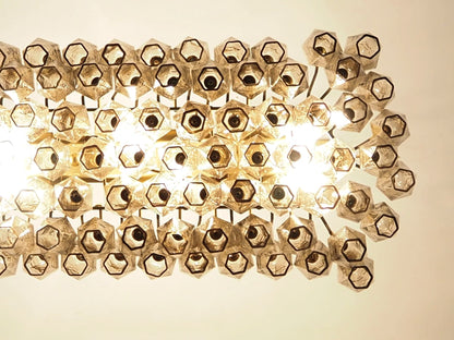 Murano Chandelier – Poliedri – 84 glasses – Smoked
