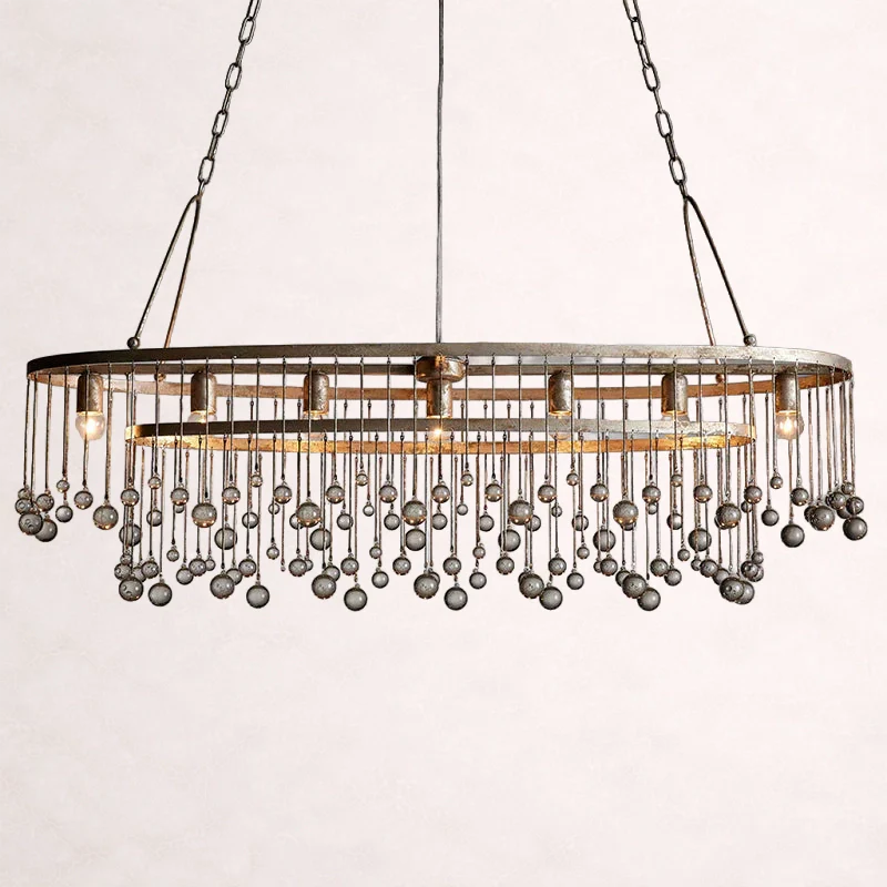 Aubrey 7 Light Oval Chandelier