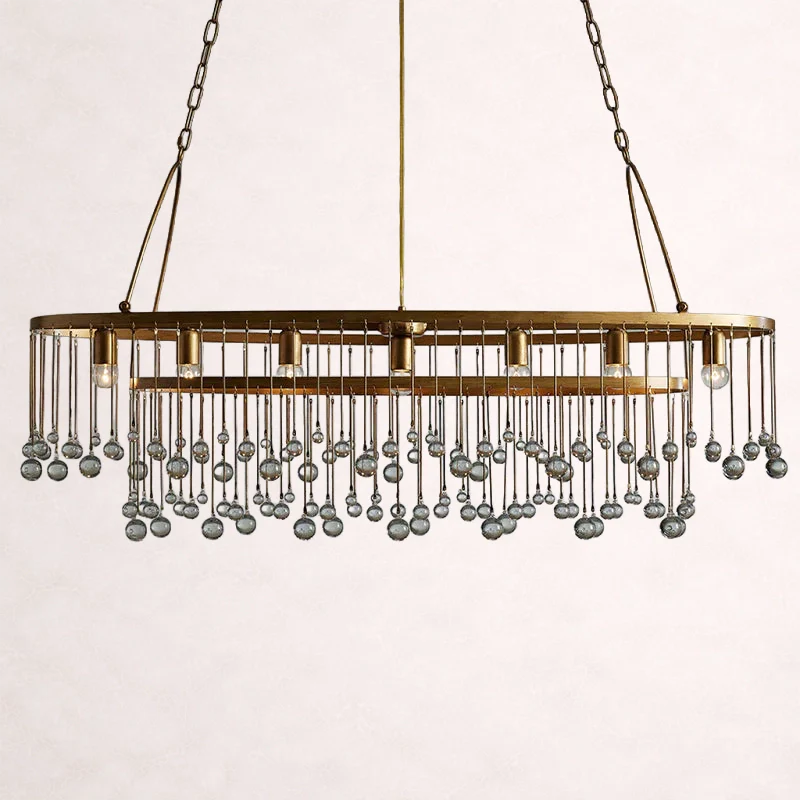 Aubrey 7 Light Oval Chandelier