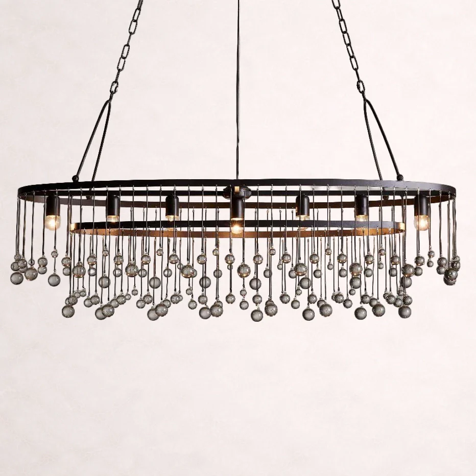 Aubrey 7 Light Oval Chandelier