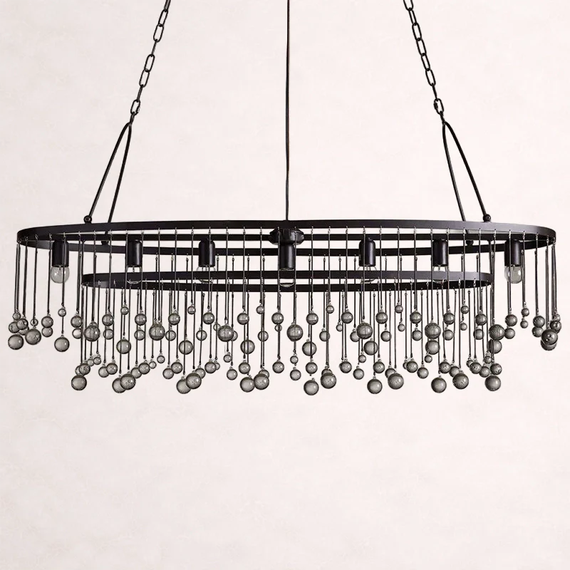 Aubrey 7 Light Oval Chandelier