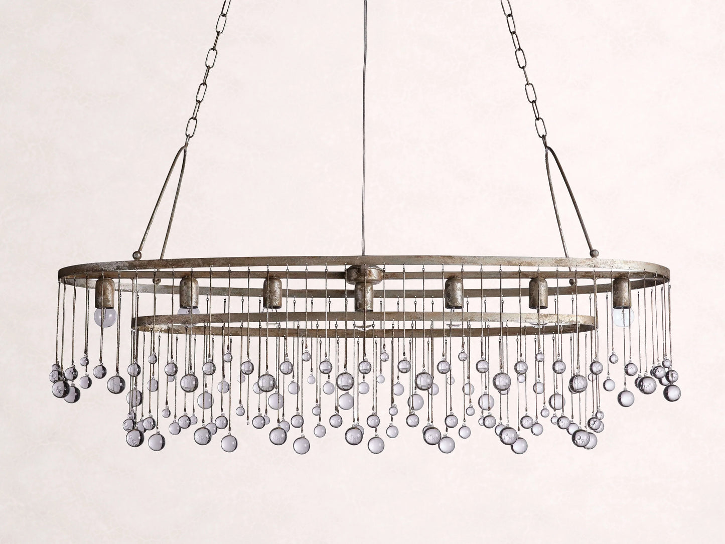 Aubrey 7 Light Oval Chandelier